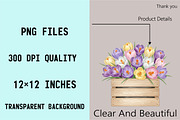 Watercolor Crocuses Clipart Bundle., an Illustration by SVGArt (Thumbnail 5 of 9)