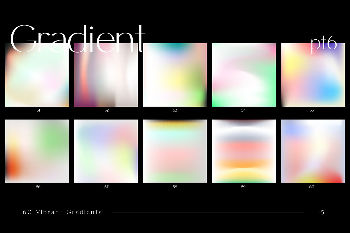 60 Customizable Gradients, a Background Graphic by Inartflow (Photo 15 of 18)