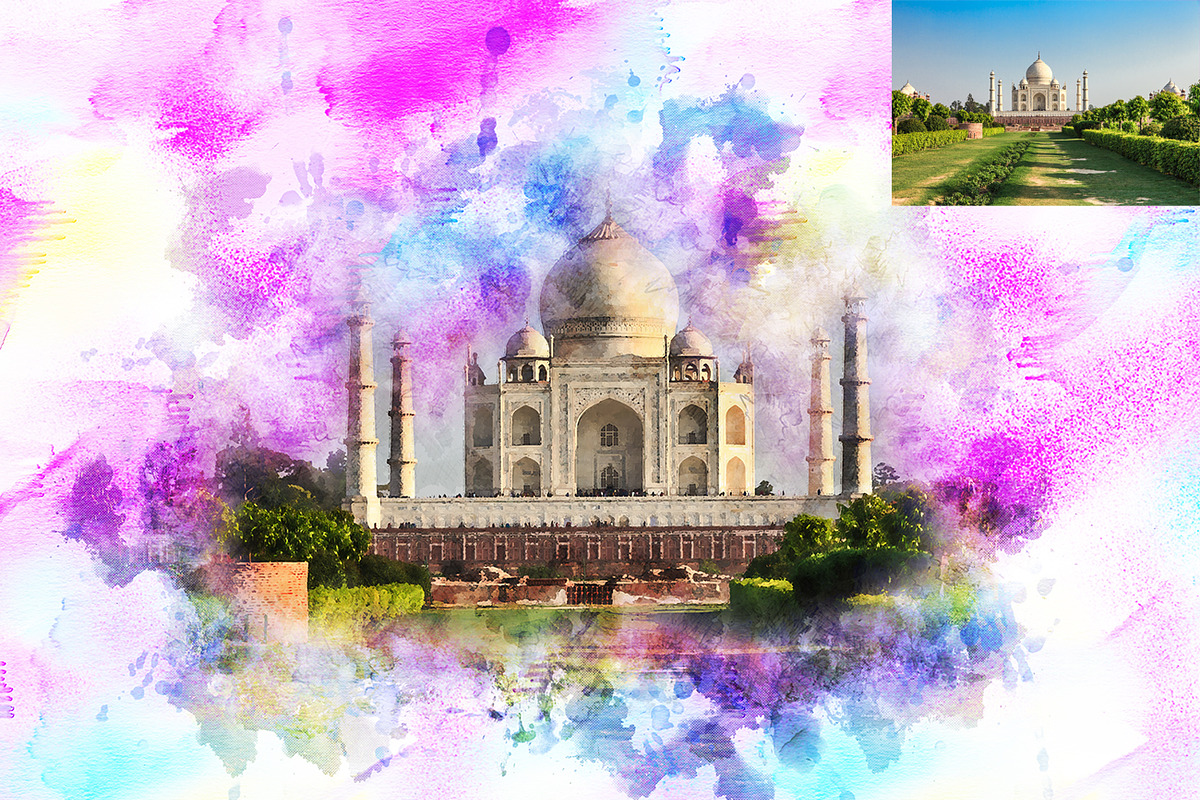 Watercolor Pro Photoshop Action, an Action Add-On by MRI STUDIO (Photo 10 of 14)
