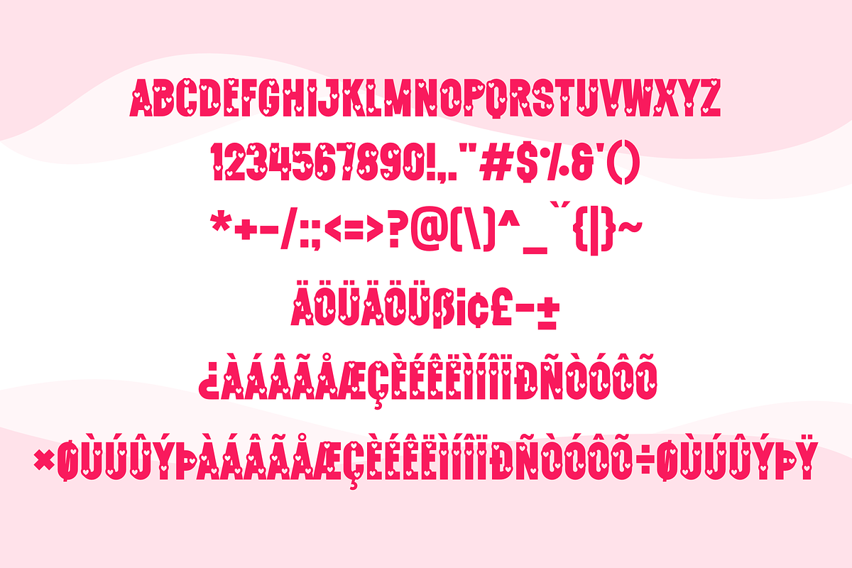 Hearty Font, a Sans Serif Font by RADesigns21 (Photo 4 of 5)