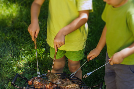 Barbecue party stock photo containing bbq and garden preview 6