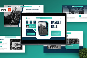 Basketball - Sport Powerpoint, a Presentation Template by Deepslide Studio