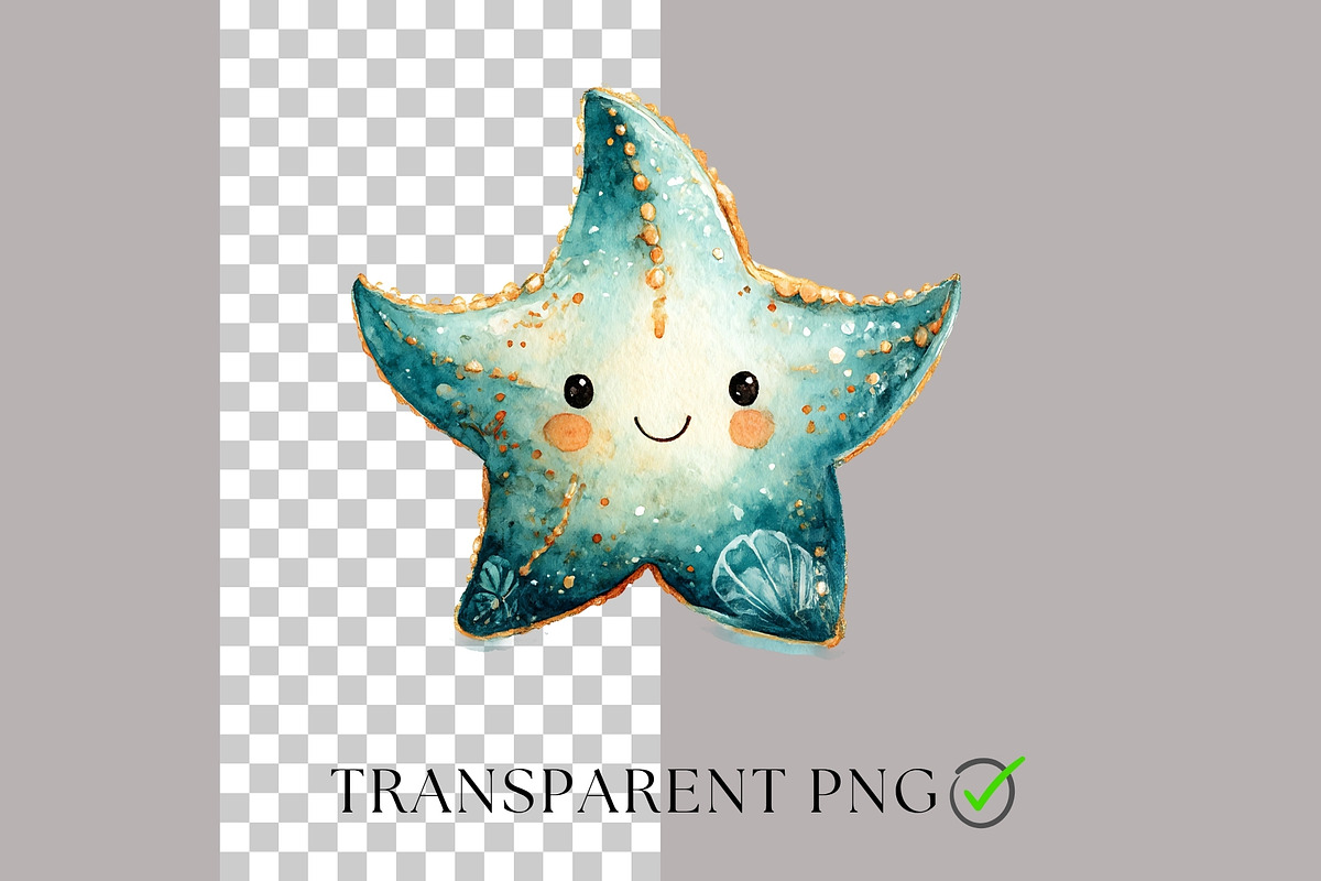 Sea Animals Clip Art Bundle, an Animal Illustration by Nicole Branger Art (Photo 5 of 19)