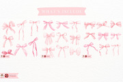 Pink Coquette Ribbon Clipart, an Object Illustration by Chonnieartwork (Thumbnail 3 of 4)