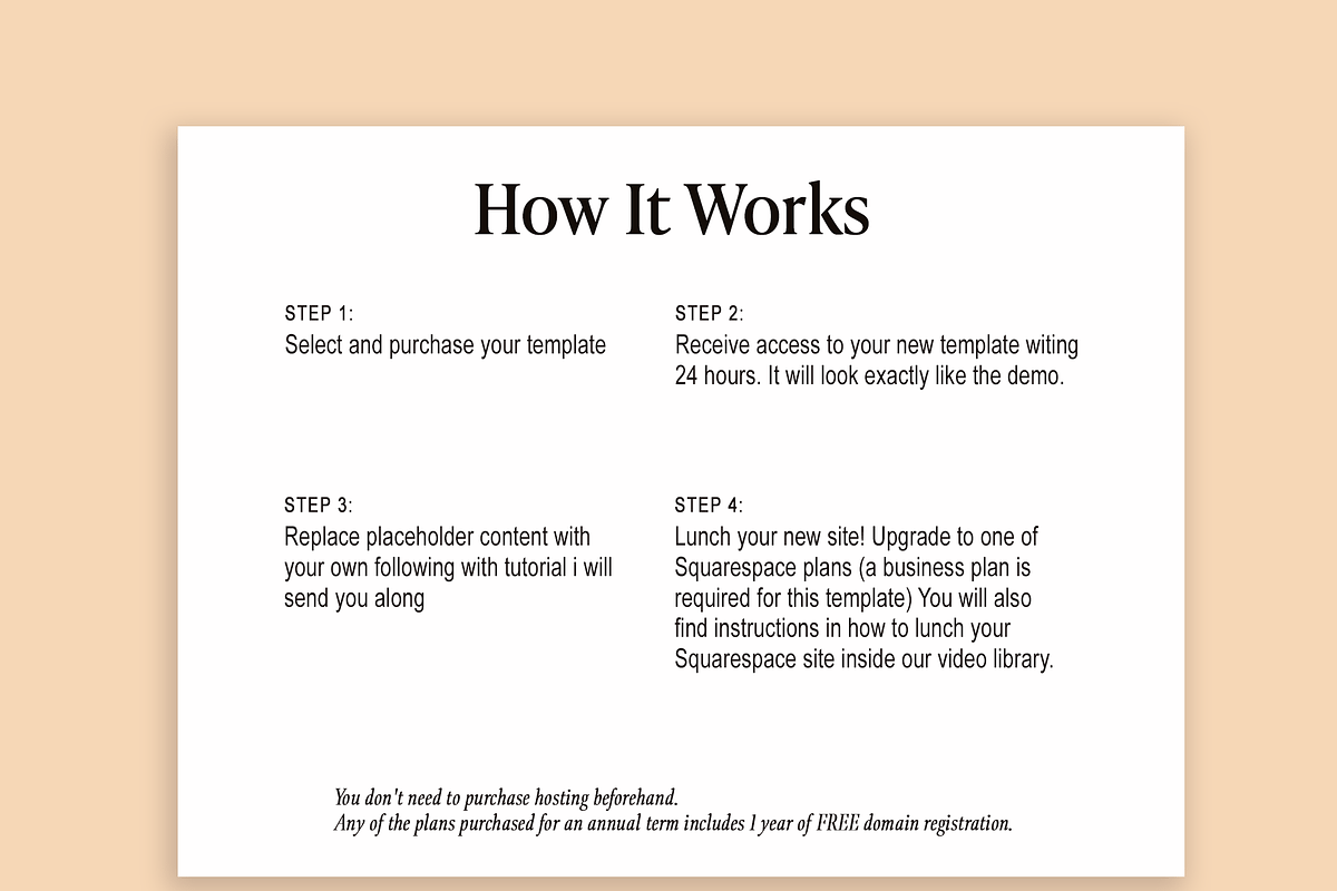 Photographer Squarespace 71 Template, a Websites & App Template by Kseniia_Design (Photo 2 of 9)