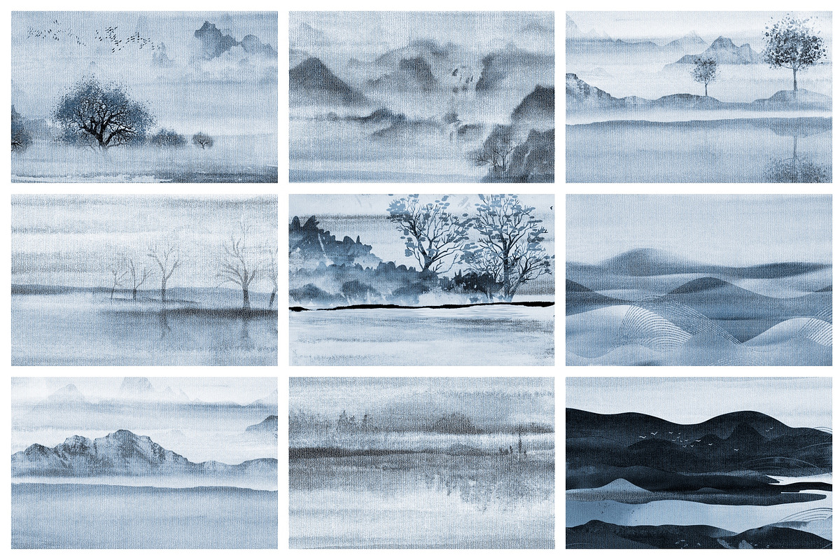Canvas Texture Landscape, a Texture Graphic by sibel dayı (Photo 5 of 7)