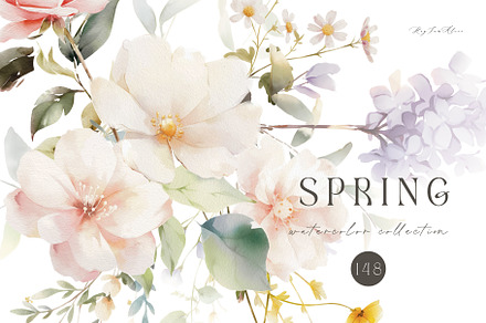 Spring flowers, a Decorative Illustration by heyiamalice