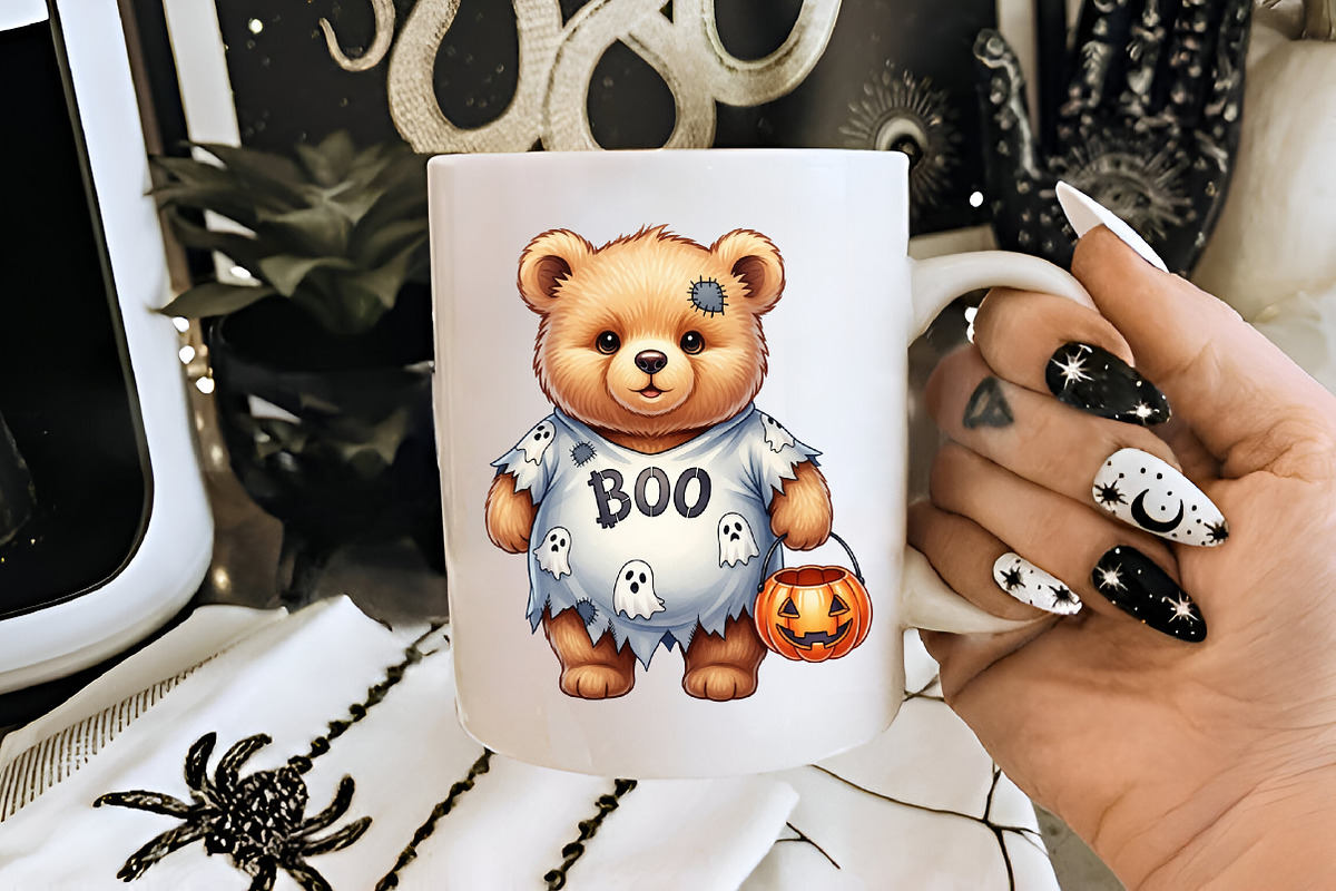 Halloween Cute Boo Animals Clipart, an Animal Illustration by RobertsArt (Photo 6 of 7)