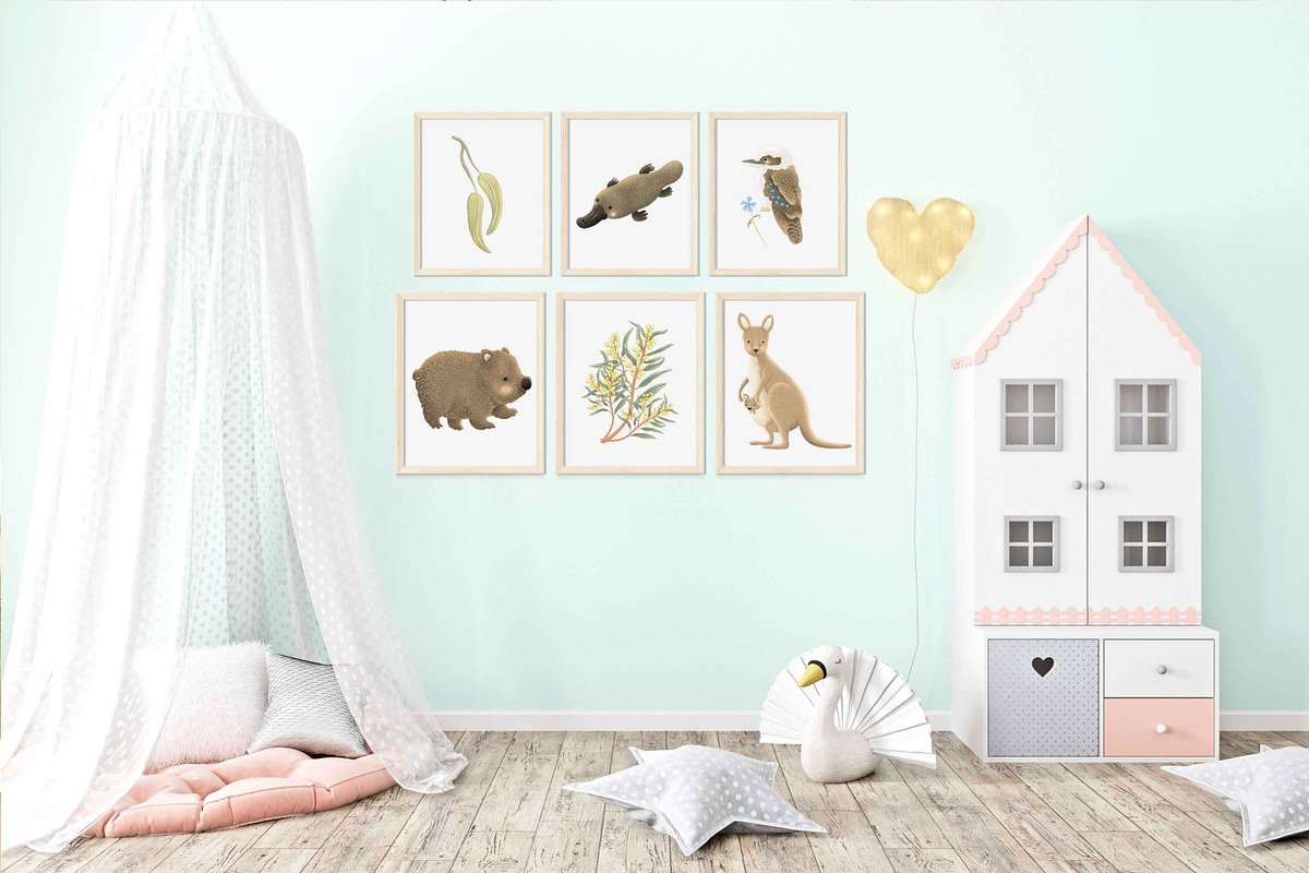 Australian Animals Collection, an Animal Illustration by Jen Digital Art (Photo 7 of 9)