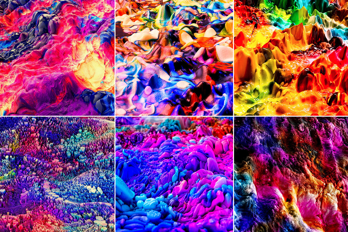 Materialize–Displaced Paint Textures, a Texture Graphic by Chroma Supply (Photo 11 of 12)