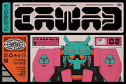 Cawad Display Typeface, a Sans Serif Font by God Control (Thumbnail 1 of 6)