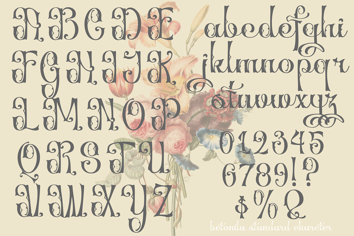 Betonila Decorative Font, a Blackletter Font by TypeClassHeroes (Photo 4 of 10)