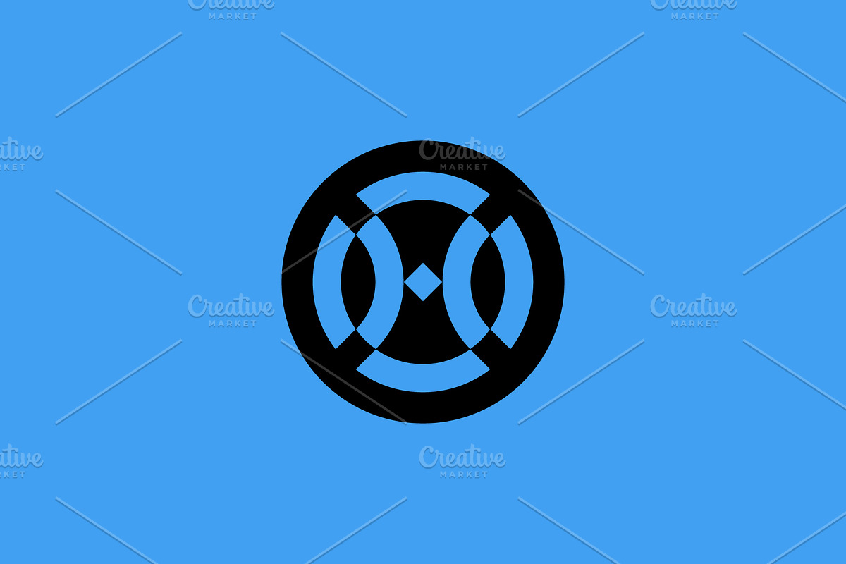 initial letter H circle logo, a Branding & Logo Template by Rasagama Studio