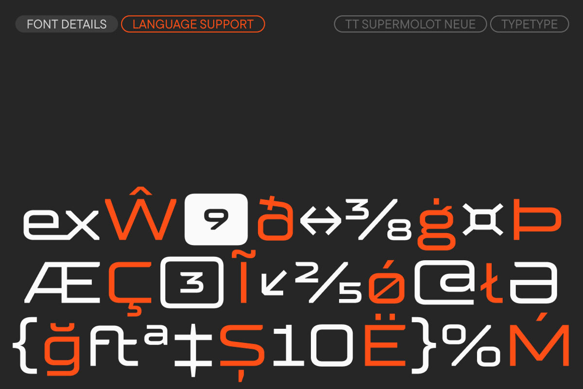 TT Supermolot Neue Extended, a Sans Serif Font by TypeType (Photo 5 of 6)