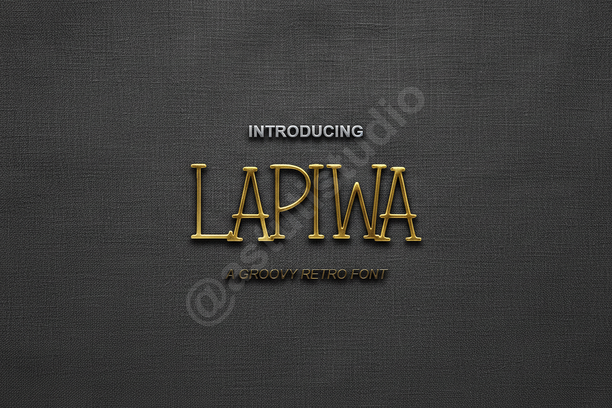 Lapiwa - Elegant Serif Typeface, a Font by Astuti Studio (Photo 1 of 16)