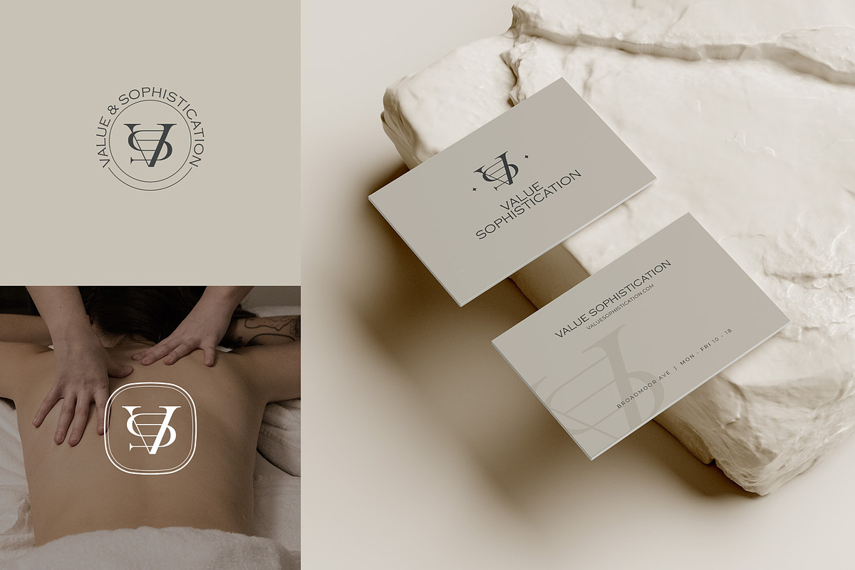Elegant Couple Monogram Logo, a Branding & Logo Template by Rukuru Studio (Photo 3 of 6)