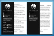 Resume/CV and Cover Letter: Sam, a Resume Template by Nonaglyph Design (Thumbnail 2 of 4)
