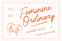 Feminine Ordinary Handwritten Ink