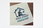 12 Drywall Plastering Logo Bundle, a Branding & Logo Template by Guavanaboy (Thumbnail 3 of 3)