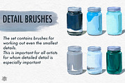 Procreate Gouache Brushes Studio, a Brush Add-On by Nuclear Brushes (Thumbnail 6 of 8)