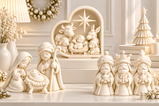 Christmas Nativity Scene & Wise Men, a Characters & Person 3D Model by Design Station (Thumbnail 2 of 6)