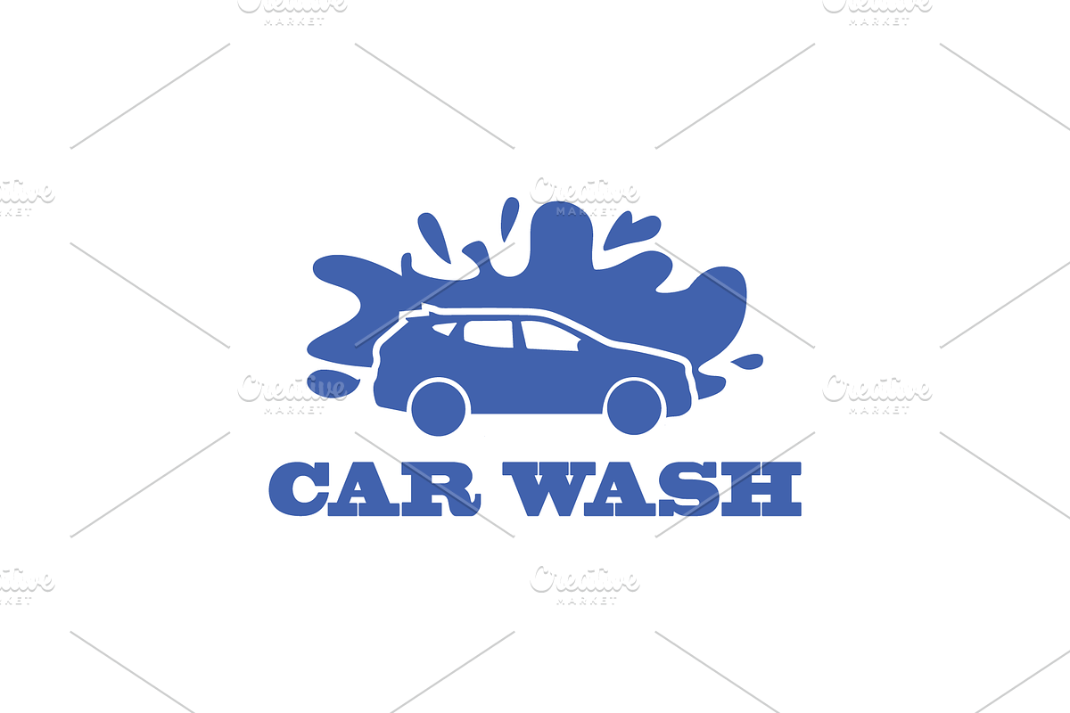 Car wash logo design vector, a Branding & Logo Template by zaqilogo