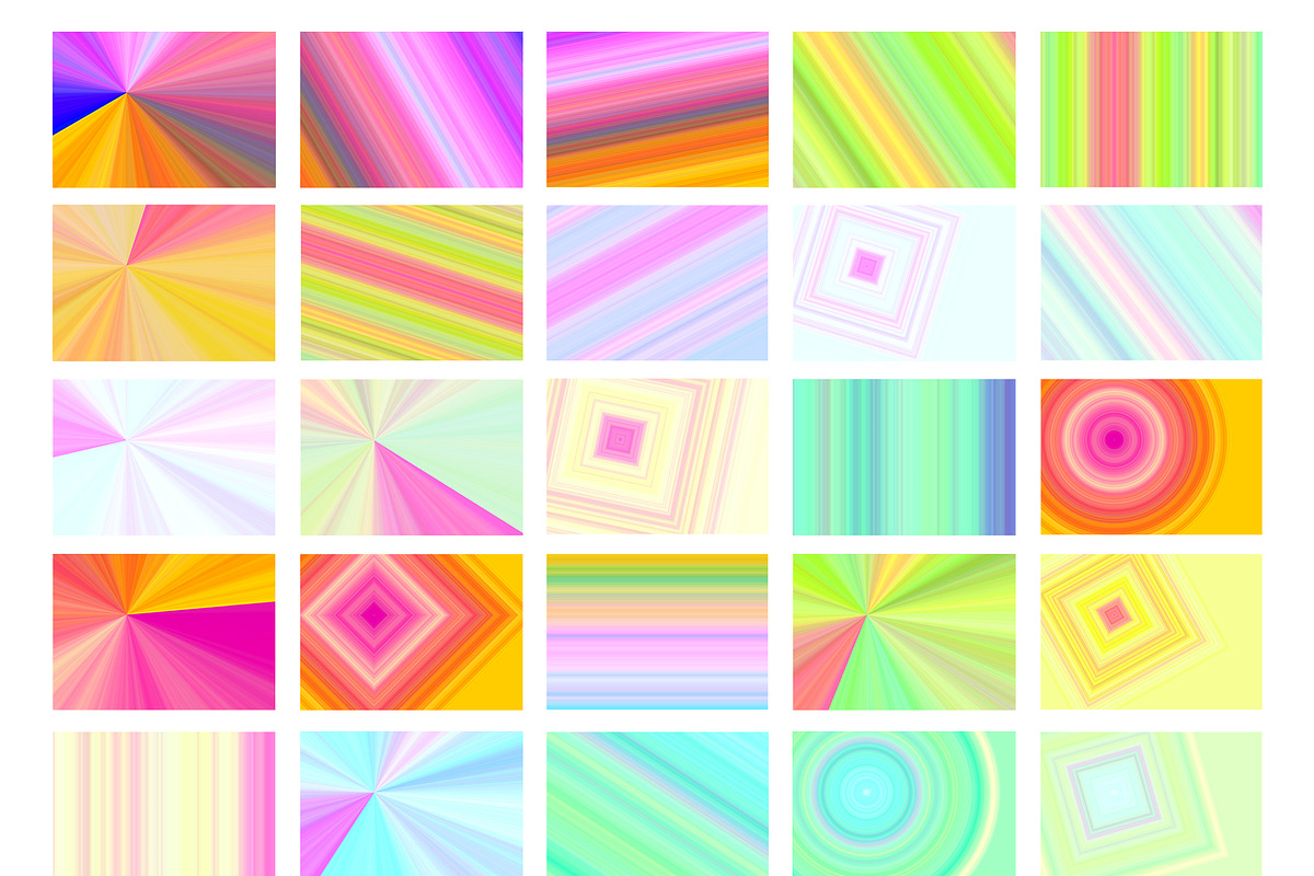 Bright Modern Gradients X50, a Gradient Add-On by Alice_Evans (Photo 2 of 11)
