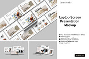 Laptop Screen Presentation Mockup, a Device Mockup by lamorastudio (Thumbnail 1 of 11)