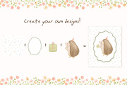 Woodland Birthday Watercolor Animals, an Animal Illustration by ElenaPlatovaArt (Thumbnail 19 of 22)