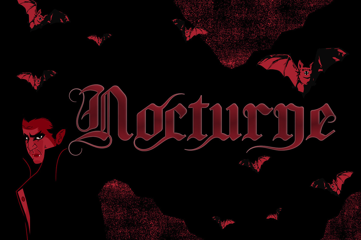 Rimethis – Blackletter Font, a Blackletter Font by NDNL Studio (Photo 3 of 6)