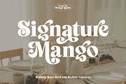 Signature Mango - Modern Retro Font, a Serif Font by Shakira Studio (Thumbnail 4 of 18)