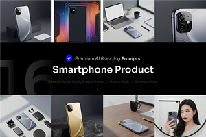 Smartphone Product AI Prompt, a Technology Photo by cidcud_graphic