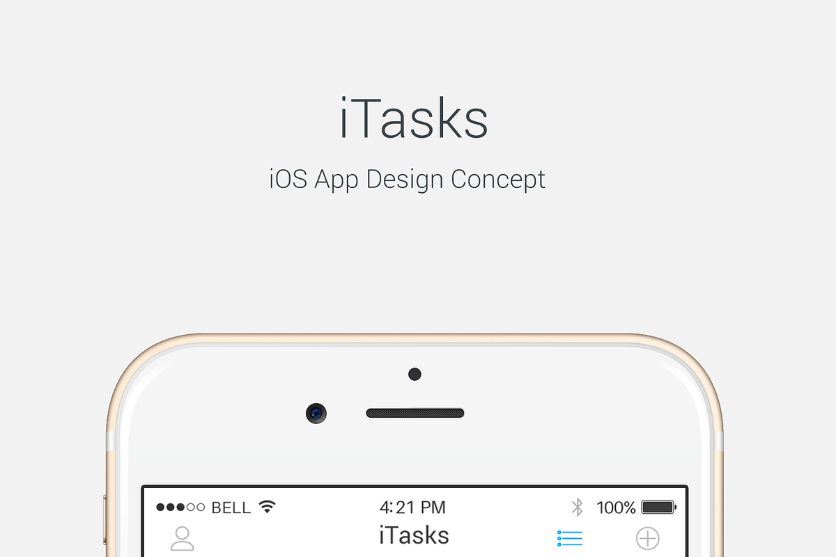 iTasks - IOS UI Kit, an UI Kit Template by Laurentiu Cotet (Photo 3 of 10)