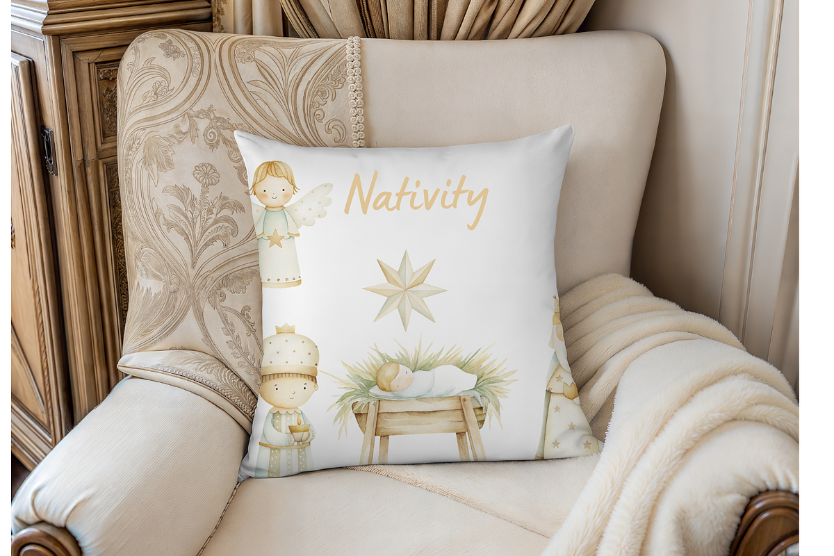 Nativity Story Watercolor Clipart, an Illustration by MockupWizard (Photo 5 of 5)