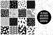 Black and White Geometric Patterns, a Pattern Graphic by ComelyPics Shop (Thumbnail 7 of 7)