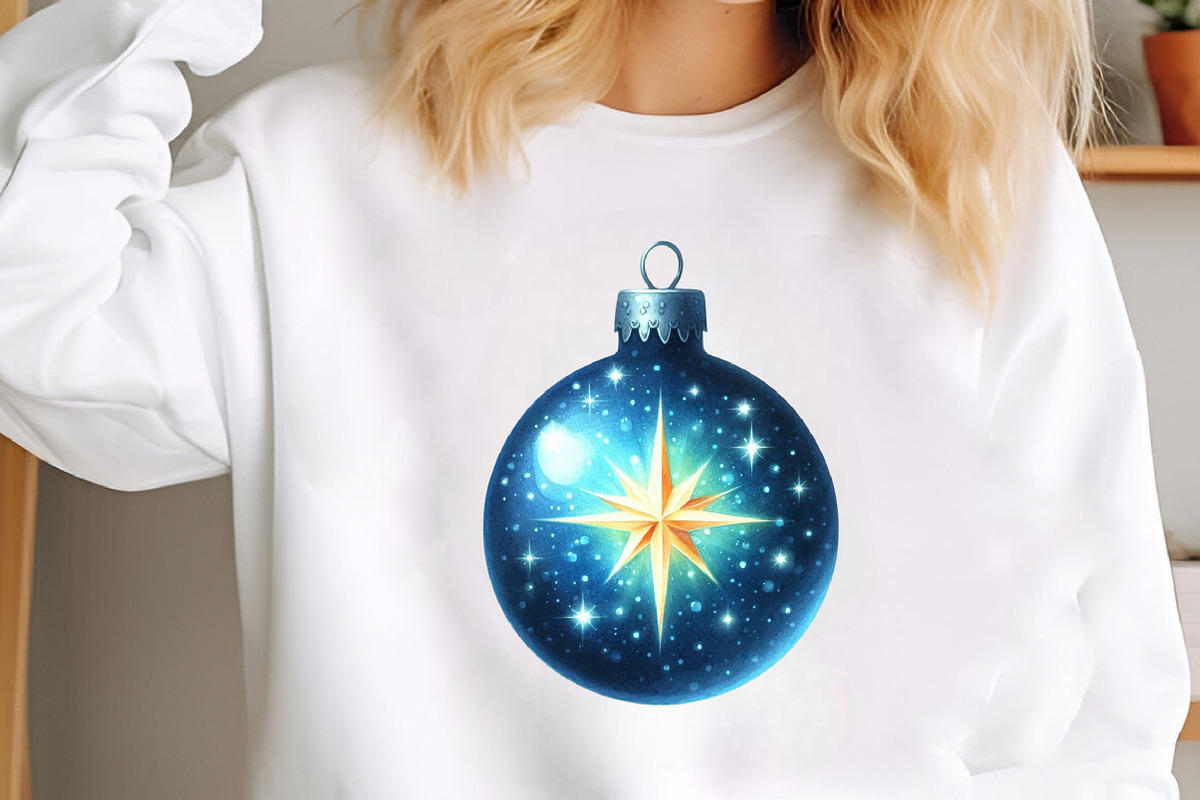 Watercolor Blue Baubles Clipart PNG, an Illustration by SinaCreation (Photo 5 of 7)