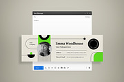 Email Signature, an Email Template by graphicook (Thumbnail 2 of 4)