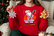 Retro Christmas Santa clipart, an Illustration by DreamCafeArt (Thumbnail 5 of 5)