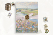 Summer Meadow Vellum Overlay, a Stationery Template by SilverJoyAtelier (Thumbnail 1 of 2)