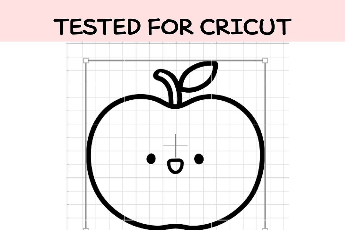 Cute Baby Apple SVG Bundle | Kawaii, an Illustration by TheHitShop (Photo 5 of 10)