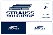 Minimal Semi Truck Logo, a Branding & Logo Template by Suhandi (Thumbnail 3 of 4)