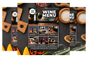 Wine Menu flyer, a Flyer Template by imadeDesign (Thumbnail 1 of 3)