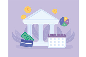 bank payment reminder, a Finance Illustration by studiogstock