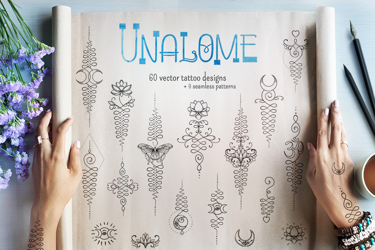 UNALOME | 60 vector designs, an Illustration by Varvara Gorbash (Photo 1 of 6)