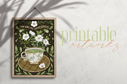 Cherokee rose clipart pattern set, a Decorative Illustration by Yelloo Fish (Thumbnail 12 of 21)