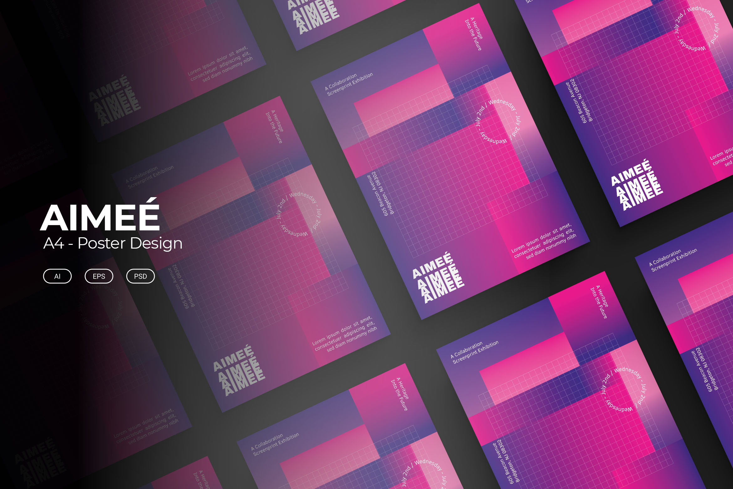 Aimee Poster Design Template, a Flyer Template by monzlab