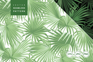 Tropical Summer. Seamless Pattern.