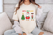 Just a Jolly Goose,Christmas Goose P, an Illustration by Libby Wishes (Thumbnail 6 of 6)