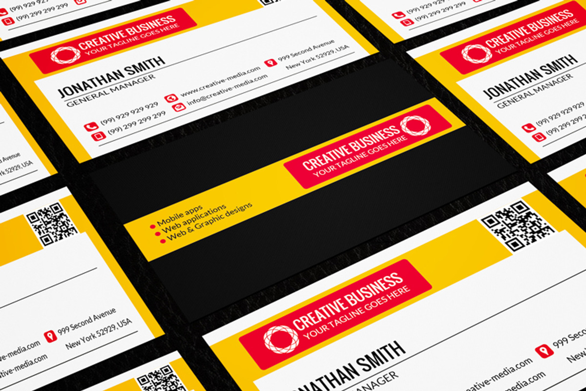 Corporate Business Card CM077, a Business Card Template by annozio (Photo 4 of 4)
