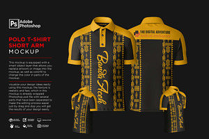 Polo T-Shirt Short Arm Mockup